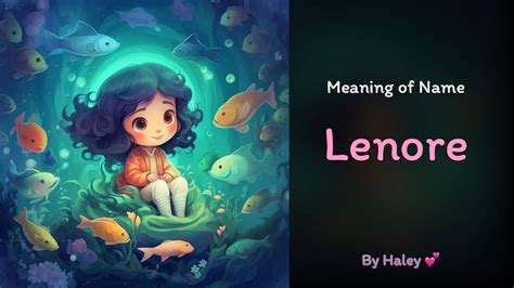 lenore name meaning.